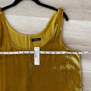 J. Crew Crushed Velvet Tank Top, Size 10